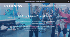 Desktop Screenshot of iqfitness.net